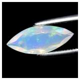 0.61ct 11.8x5mm VS Marquise Natural Play-of-Color