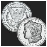 1/2oz .999 Silver GSM Morgan Round