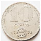 Hungary 1972, 10 FORINT coin 28mm