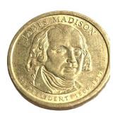 1809-1817 US $1 Coin 4th President James Madison