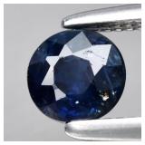 0.44ct Round Unheated Greenish Blue Sapphire Gemst