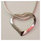 Silver  Necklace (~length 16 inches),  Suggested R