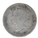 Canada Silver Five Cents 1893