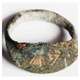 Crusadesc11th-14th Cent bronze Ring US#5.0