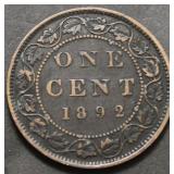 Canada Large Cent 1892 Obv 4