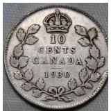 Canada 10 Cents 1930