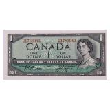 1954 Canadian $1 Note GU