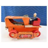 10" WindUp Tin Toy BulldozerType Truck *non works*