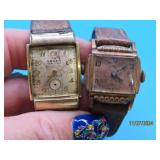 (2) antique Wrist Watches AS IS GF