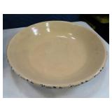 Nice ROSEVILLE OHIO BlueSplatter 13" Shallow Bowl