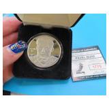 1oz Silver Ingot PAVEL BURE Coin 1of5000 boxed