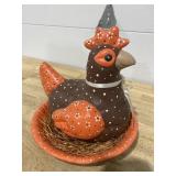 Ceramic chicken