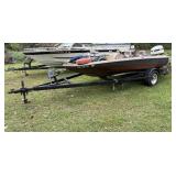 Skeeter Bass Boat, (no title)115 Johnson, Trailer