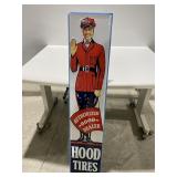 HOOD tire sign 48" x 10"