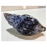 Glass shell paper weight