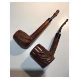 2 vintage pipes