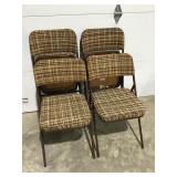 4 folding chairs