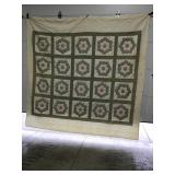 Homemade quilt 97ï¿½ x 97ï¿½