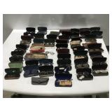 Antique eyeglasses and cases