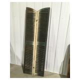 Vintage shutters 74"