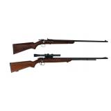 Estate Rifles .22 2Pcs Lot Bolt Action Rifles