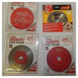 6 1/2" -7 1/4" Diablo Steel Demon Saw Blades (4)