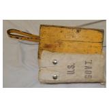 Vintage US GOVT Forest Svc Canteen & Chock Block