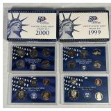 (2) 2000 (1) 1999 US Mint State Proof Sets