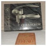 Professional Cork Screw & Bread Tile