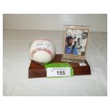 Ken Griffey Jr. Signed Baseball & Mariners Card