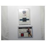 Joe Montana & Walter Payton Football Jersey Cards