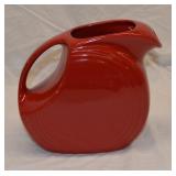 Fiesta Ware Disc Pitcher Scarlet Red HLC 67 oz