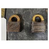 Simmons Padlocks x2 no Keys