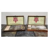 Keen Kutter Silverware In Wooden Box Qty 2