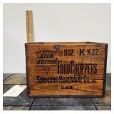 KK Wood Crate for Food Choppers