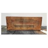 Winchester Small Arms Ammunition Wood Crate