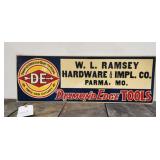 Diamond Edge Advertising Metal Sign