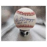 Joe DiMaggio Signed 1994 World Series Baseball HOF