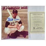 Monte Irvin Signed 8X10 Color Photo-COA