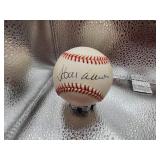 Hank Aaron Signed NLOMLB Baseball-NO COA- HOF 1982