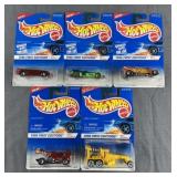 1996 HOT WHEELS FIRST EDITIONS IN ORIG PACK  Qty 5