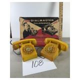 Vtg. Remco dial Master telephone phones