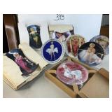 8 collectible Marilyn Monroe plates, some in