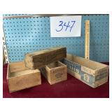 Old cheese box lot