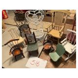 Craft style doll chairs