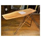 Old wooden ironing board