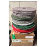 Assorted Floor Buffing Pads