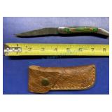 Custom, Damascus, folding knife