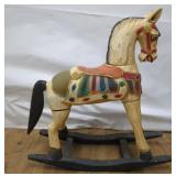 Lovely carved rocking horse