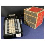 Vintage, adding machine and general store d